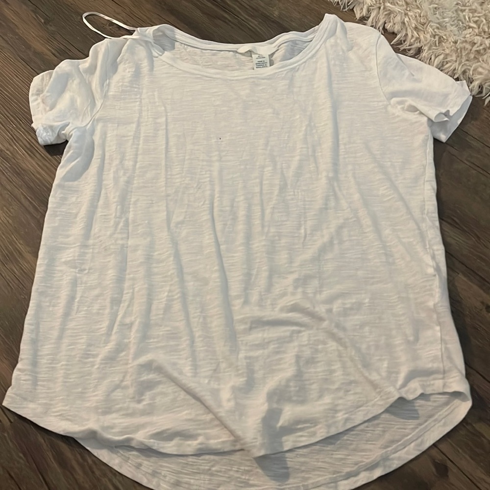white flowy shirt